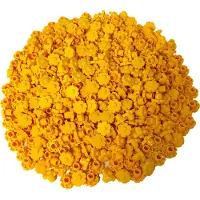 LEGO 2x2 Bloem met afgeronde, open knop, geel - 98262 NIEUW! Aantal: 1000x