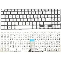 T-ProTek DUITSE - Toetsenbord, zilverkleurig, zonder frame, compatibel met Asus VivoBook 15 X515KA-EJ009T