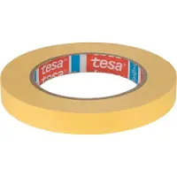 TESA 04434-00003-00 Afdektape tesakrepp Geel (l x b) 10 m x 15 mm 1 stuk(s)