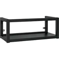 Syfax Wastafelframe wandgemonteerd 79x38x31 cm ijzer zwart