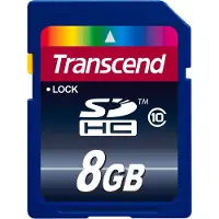 Transcend Flashgeheugenkaart Ultimate - 8 Go - Class 10 - 200x - SDHC