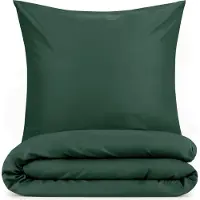 Blumtal Dekbedovertrek met Kussensloop - Anti-Allergisch - Tegen huisstofmijt - Set van 2 - 135 x 200 cm - 2 Kussenslopen 40 x 80 cm - Antraciet