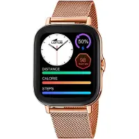 Lotus Smartwatch 50045/1 Horloge, herenhorloge, roestvrijstalen band, stappenteller, cadeau-idee (set, 2-delig, Met verwisselbare armband van zwarte kunststof)