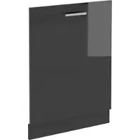 Vicco R-Line Vaatwasserfrontpaneel – 60 cm zonder werkblad Antraciet Hoogglans