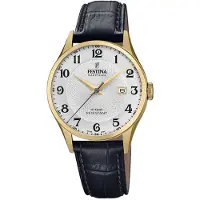 Festina Horloge Swiss Made Gold - Black