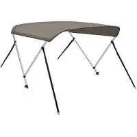 vidaXL Biminitop 2 bogen 180x150x110 cm grijs