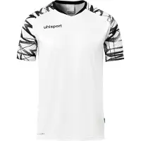 Uhlsport Goal 25 Short Sleeve T-shirt Wit 6-7 Years Jongen