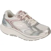 SKECHERS Loopschoen 'GO RUN CONSISTENT 2.0' grijs / zilver / offwhite