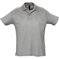 Sols Heren Zomer II Pique Poloshirt met korte mouwen (Grijze Mergel)