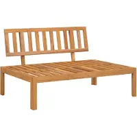vidaXL Tuinmiddenbank pallet massief acaciahout