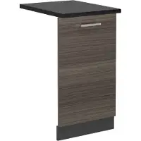 Vicco R-Line Vaatwasserfrontpaneel – 45 cm, WB Antraciet Edel grijs