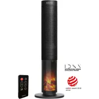 Evolveo HotTower, verwarmingsventilator met kolomvormig design, zwart