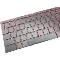 T-ProTek DUITSE - Toetsenbord met rode achtergrondverlichting, compatibel met MSI GF66 Katana 12UG-449