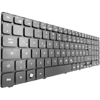 T-ProTek DUITS - Zwarte toetsenbord, model 5. Compatibel met Packard Bell LM86, LM87