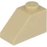 LEGO dakpannen 2x1, schuin, lichtbeige, voor daken - 3040, nieuw! Aantal: 500x