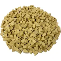 LEGO dakpannen 2x1, schuin, lichtbeige, voor daken - 3040, nieuw! Aantal: 500x
