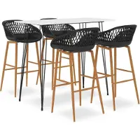 Prolenta Maison Exclusive - Barset, 5-delig, wit en zwart