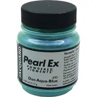 Jacquard pigment speelgoed Pearl Ex 14 gr Duo Aqua Blauw creatief.