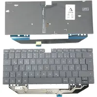 T-ProTek DUITS - Zwart toetsenbord, compatibel met de HUAWEI MATEBOOK X PRO MACH-W29