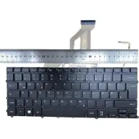 T-ProTek DUITSE - Toetsenbord, zwart met frame, met verlichting, compatibel voor SAMSUNG NP900X3G-K02DE