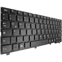 T-ProTek Duits toetsenbord, zwart, zonder rand, compatibel met Lenovo IdeaPad 100S-11IBY, modelnummer 80R2002KGE