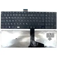 T-ProTek DE - Zwarte toetsenbord met frame, zonder achtergrondverlichting, compatibel met Toshiba Satellite L70-A