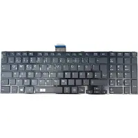 T-ProTek DE - Zwarte toetsenbord met frame, zonder achtergrondverlichting, compatibel met TOSHIBA Satellite L50D-A