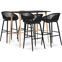 Prolenta Maison Exclusive - Barset, 5-delig, zwart