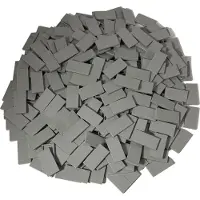LEGO 2x4 tegels, lichtgrijs - 87079, NIEUW! Aantal: 100 stuks