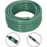 Syfax Tuinslang met koppelingsset 0,5'' 30 m PVC groen