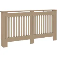 vidaXL Radiatorombouw 152x19x81,5 cm bewerkt hout