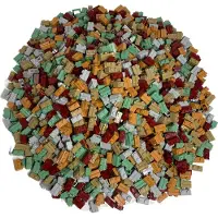 LEGO 1x2 wandtegels, diverse kleuren - 98283, nieuw! Aantal: 25 stuks