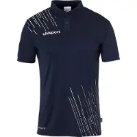 Uhlsport Score 26 Poly Short Sleeve Polo Blauw S Man