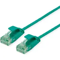 Roline RM UTP DataCenter Patchkabel Cat.6A (Klasse EA), extra dun, groen, 5 m