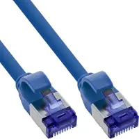 InLine SFTP CAT6a slimline flexibele netwerkkabel | TPE LSZH | blauw | 10 meter