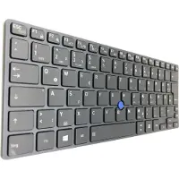 T-ProTek DUITS - Zwart toetsenbord met achtergrondverlichting, compatibel met Toshiba Tecra X40-D-124
