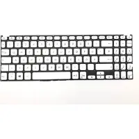 T-ProTek DUITSE - Toetsenbord, zilverkleurig, zonder frame, compatibel met Asus VivoBook 15 F512FB-EJ175T