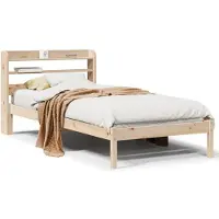 vidaXL Bedframe zonder matras massief grenenhout 90x190 cm