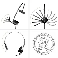Gequdio WA9004 Headset 1-Ohr für Unify mit Kabel