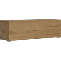 Itamoby Opklapbare TV-voet met kabeldoorvoer, afmetingen: lengte 133,6 cm, hoogte 40 cm, diepte 39,2 cm, met poten van massief eikenhout