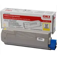 OKI 43865721 Toner Geel