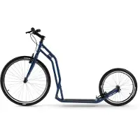 Yedoo S2620 stepschoenen - voor volwassenen en tieners, tot 130 kg, met luchtbanden 26/20 en verstelbaar stuur. Blauw