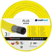 Cellfast Tuinslang - TERRA - Geel - 25 m - UV-bestendig - 5 jaar garantie