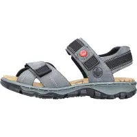 Rieker Wandelsandalen duifblauw / zwart