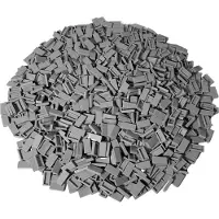 LEGO 1x2 platte, lichtgrijs - 3069b, NIEUW! Aantal: 100 stuks