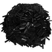 LEGO 1x4 zwarte plaatjes - 2431, NIEUW! Aantal: 250x