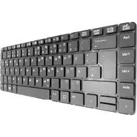 T-ProTek DUITS - Zwarte toetsenbord, frameless, compatibel met HP ProBook 430 G2