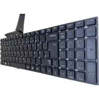 T-ProTek DUITSE toetsenbord, zwart, met verlichting, compatibel met SAMSUNG NP-SF510