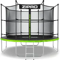 Zipro Jump Pro IN - Trampoline - Ø312cm 10FT - Trampoline met veiligheidsnet - Voor kinderen - Inclusief Ladder - max. 150 kg