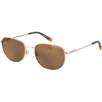 Timberland Aviator Zonnebril Rozen Gouden Metalen Frame